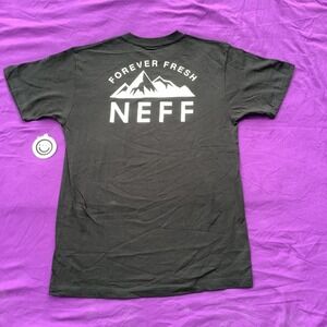 Black NEFF Forever Fresh Graphic Tee T-Shirt Mens‎ Medium
